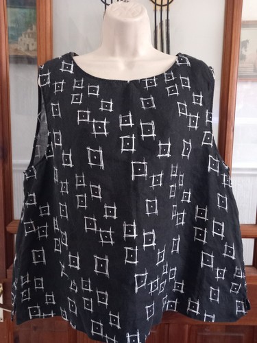 Vtg look 100 linen cami - vtg, 100%